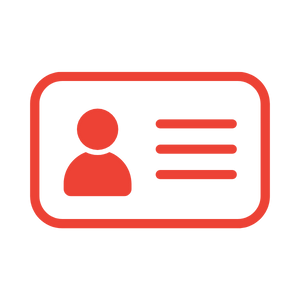 ID card icon
