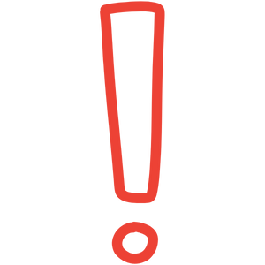 Red exclamation point icon