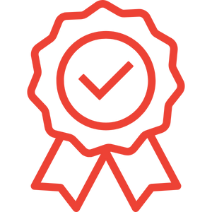 Red award icon