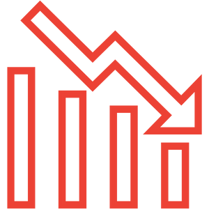 Red diminishing graph