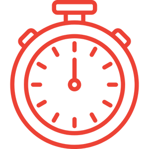 Red stopwatch icon