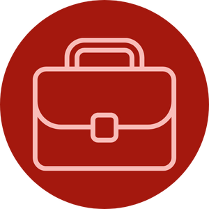 Work briefcase icon