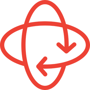 Red 360 icon