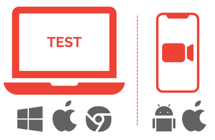 Equipment needed to take a test